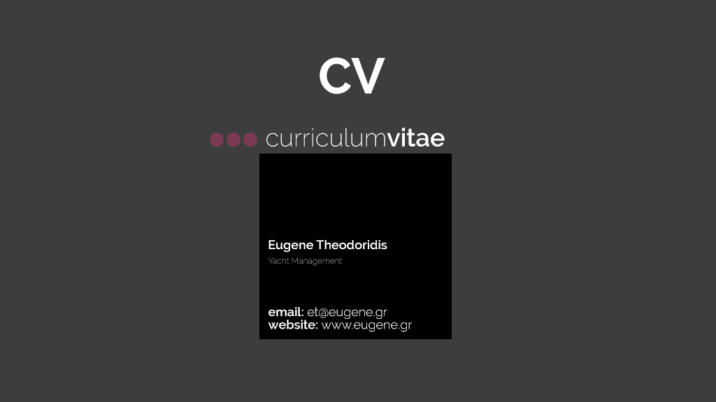 Curriculum Vitae